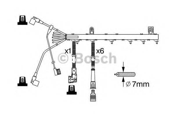 BOSCH 0986356365 Комплект проводов зажигания