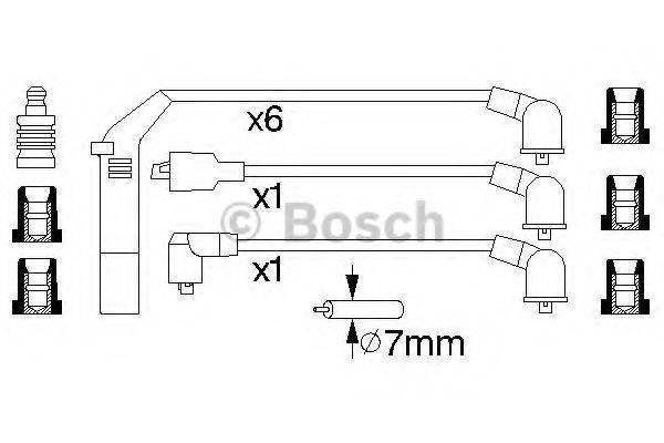 BOSCH 0986356714 Комплект проводов зажигания