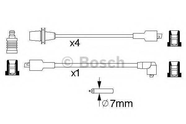 BOSCH 0986356725 Комплект проводов зажигания