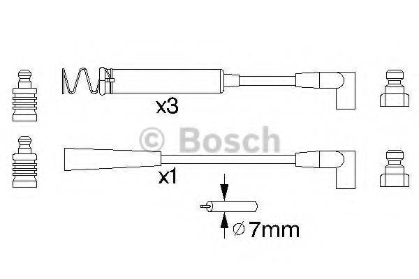 BOSCH 0986356779 Комплект проводов зажигания