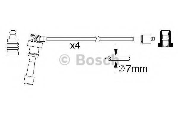 BOSCH 0986357159 Комплект проводов зажигания