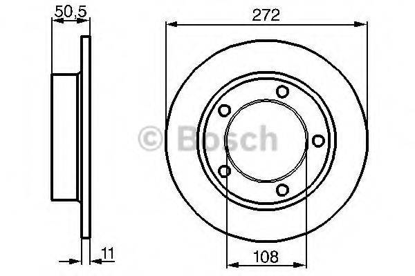 BOSCH 0986478746 Тормозной диск