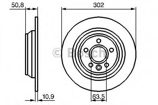 BOSCH 0986479B94 Тормозной диск