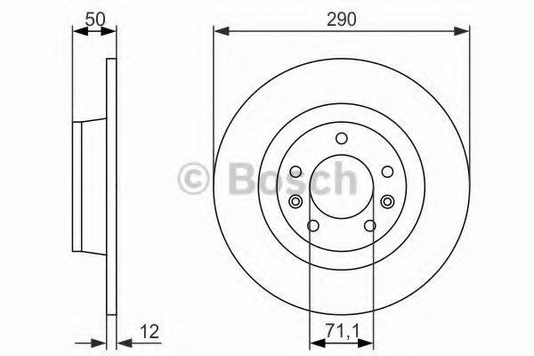 BOSCH 0986479311 Тормозной диск