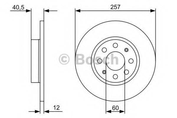 BOSCH 0986479C11 Тормозной диск