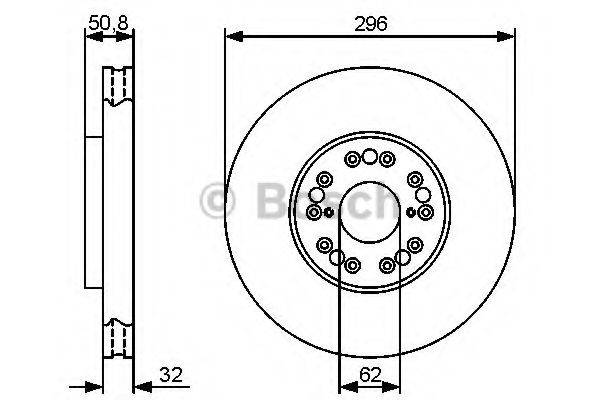 BOSCH 0986479429 Тормозной диск