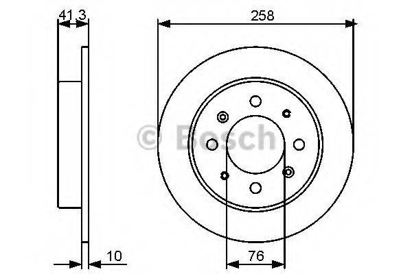 BOSCH 0986479462 Тормозной диск