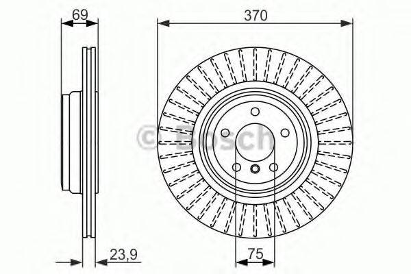 BOSCH 0986479730 Тормозной диск