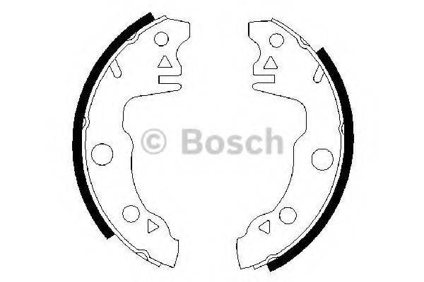 BOSCH 0986487020 Комплект тормозных колодок