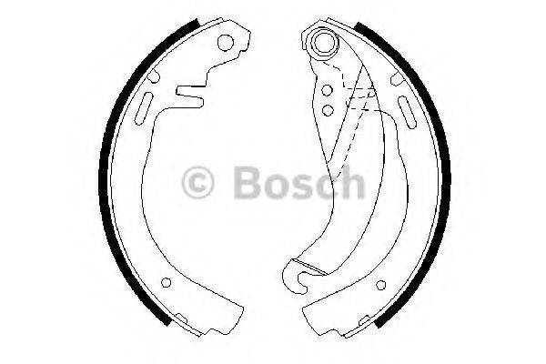 BOSCH 0986487068 Комплект тормозных колодок