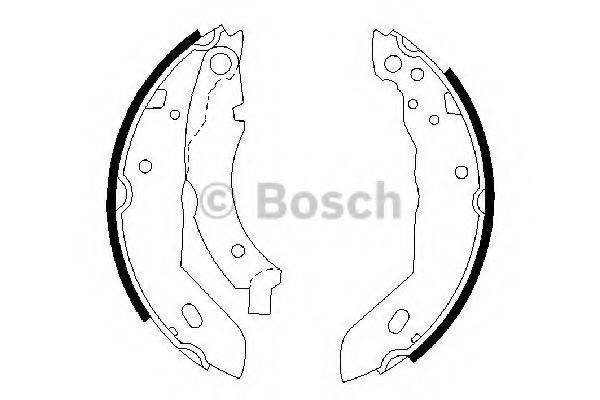 BOSCH 0986487084 Комплект тормозных колодок