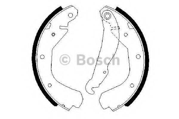 BOSCH 0986487213 Комплект тормозных колодок