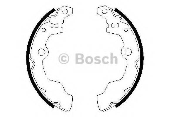 BOSCH 0986487269 Комплект тормозных колодок