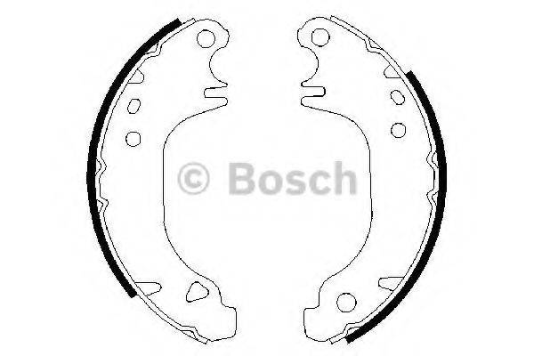 BOSCH 0986487274 Комплект тормозных колодок