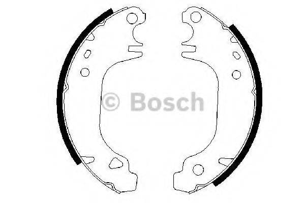 BOSCH 0986487275 Комплект тормозных колодок