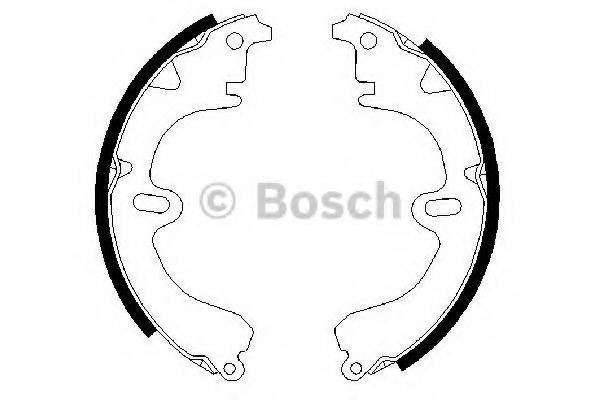 BOSCH 0986487277 Комплект тормозных колодок