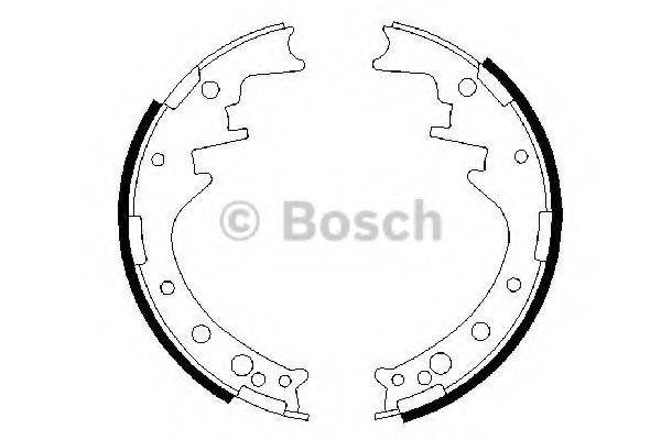 BOSCH 0986487292 Комплект тормозных колодок