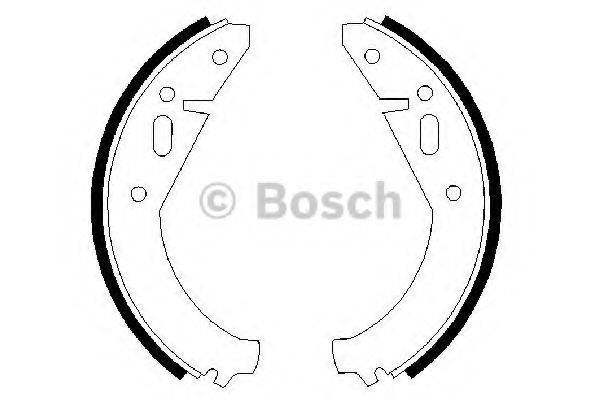 BOSCH 0986487321 Комплект тормозных колодок