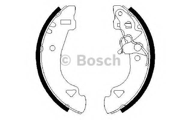 BOSCH 0986487331 Комплект тормозных колодок