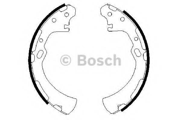 BOSCH 0986487369 Комплект тормозных колодок