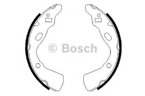 BOSCH 0986487388 Комплект тормозных колодок