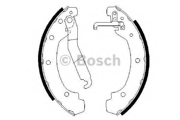 BOSCH 0986487389 Комплект тормозных колодок