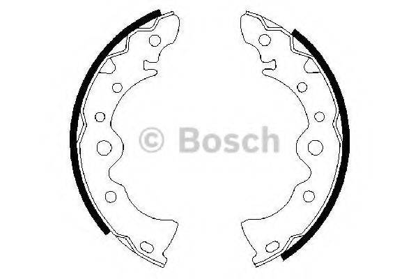 BOSCH 0986487398 Комплект тормозных колодок