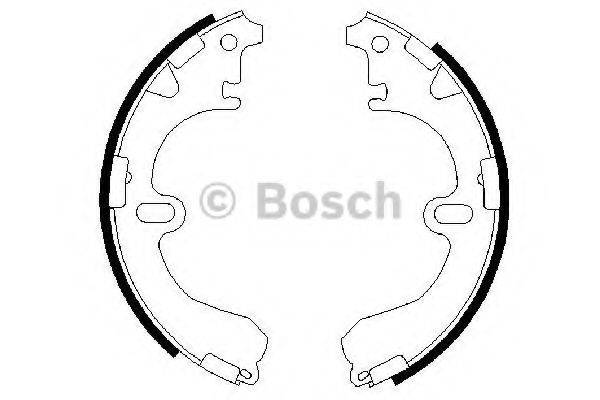 BOSCH 0986487422 Комплект тормозных колодок