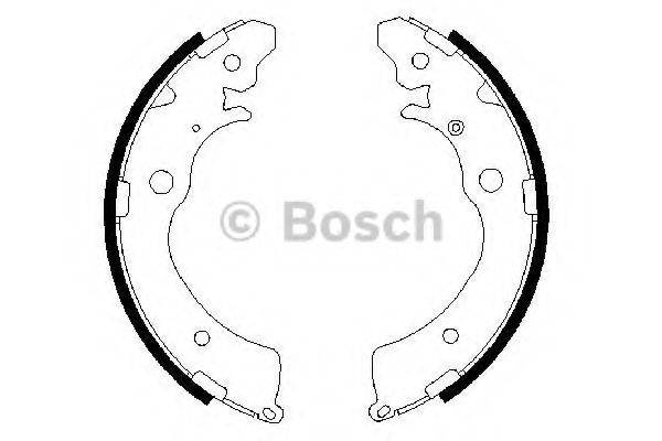 BOSCH 0986487440 Комплект тормозных колодок