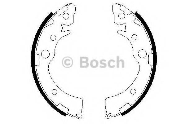 BOSCH 0986487460 Комплект тормозных колодок