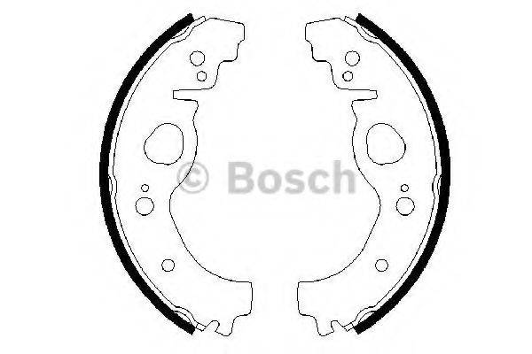 BOSCH 0986487519 Комплект тормозных колодок