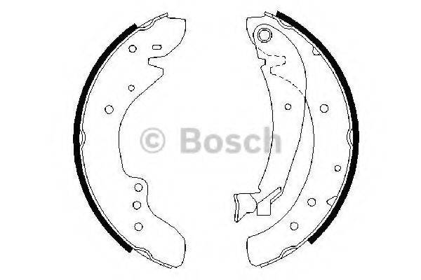 BOSCH 0986487521 Комплект тормозных колодок