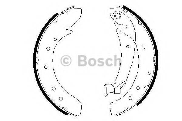 BOSCH 0986487522 Комплект тормозных колодок