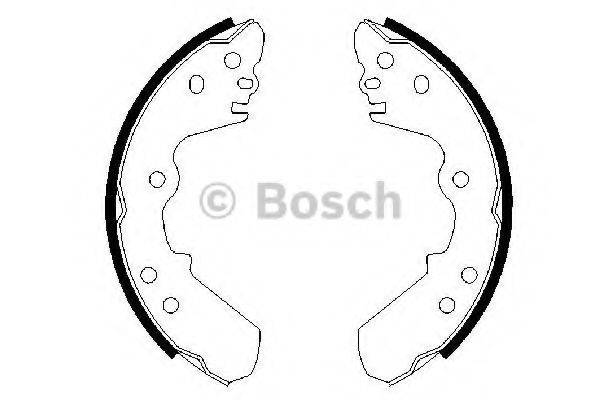 BOSCH 0986487526 Комплект тормозных колодок