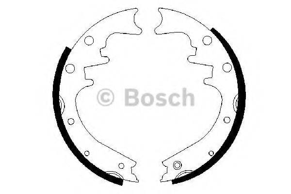 BOSCH 0986487529 Комплект тормозных колодок