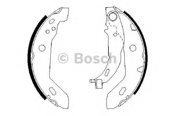 BOSCH 0986487565 Комплект тормозных колодок