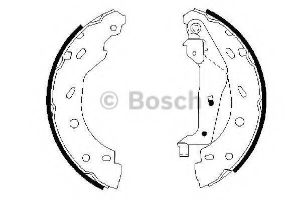 BOSCH 0986487600 Комплект тормозных колодок