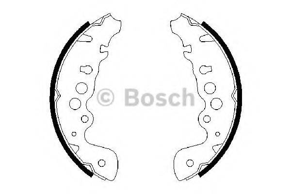 BOSCH 0986487616 Комплект тормозных колодок