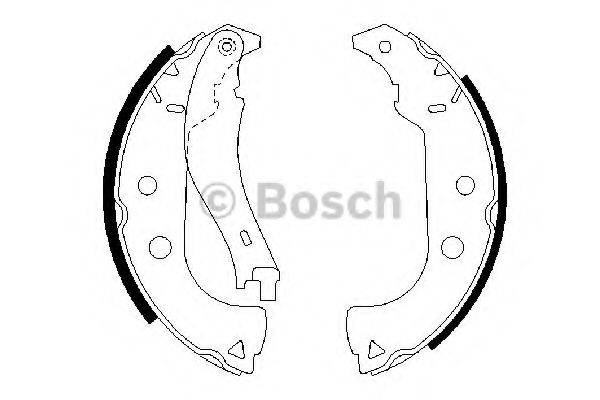 BOSCH 0986487629 Комплект тормозных колодок