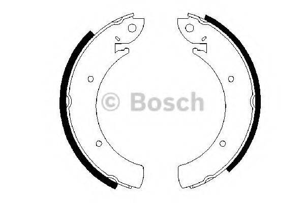 BOSCH 0986487648 Комплект тормозных колодок