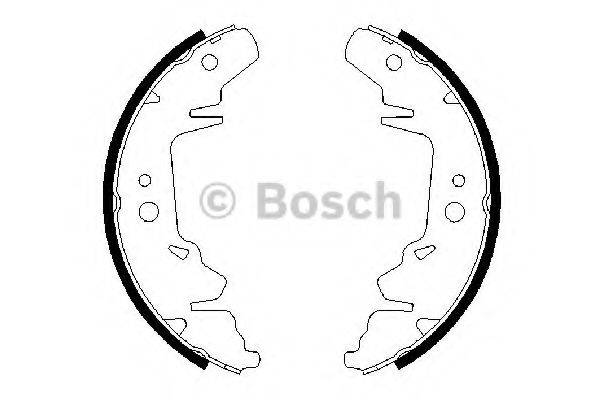 BOSCH 0986487659 Комплект тормозных колодок