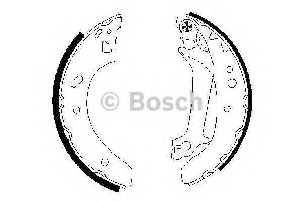 BOSCH 0986487674 Комплект тормозных колодок