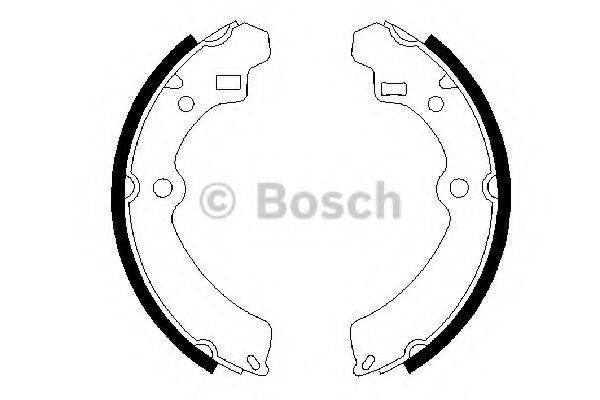 BOSCH 0986487678 Комплект тормозных колодок