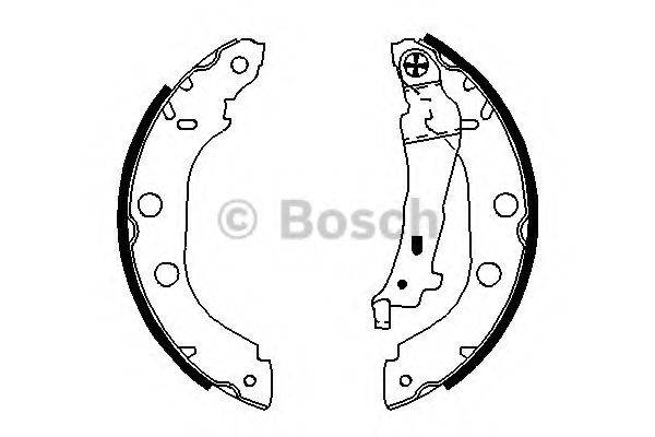 BOSCH 0986487699 Комплект тормозных колодок