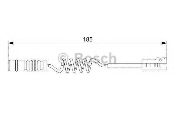 BOSCH 1987473007 Сигнализатор, износ тормозных колодок