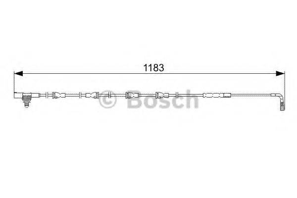 BOSCH 1987473031 Сигнализатор, износ тормозных колодок