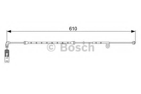 BOSCH 1987473047 Сигнализатор, износ тормозных колодок