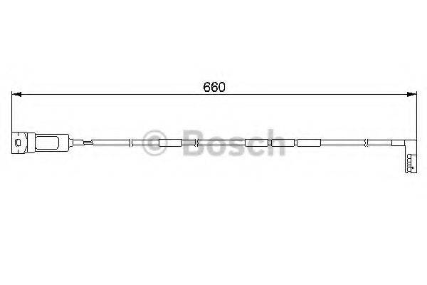 BOSCH 1987474909 Сигнализатор, износ тормозных колодок