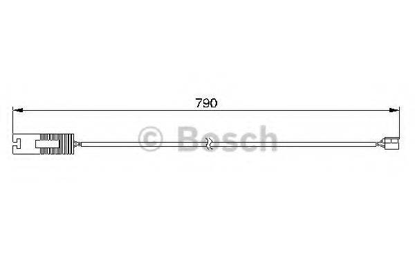 BOSCH 1987474926 Сигнализатор, износ тормозных колодок