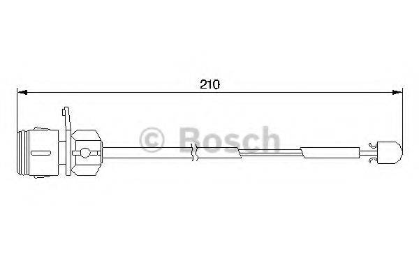 BOSCH 1987474938 Сигнализатор, износ тормозных колодок